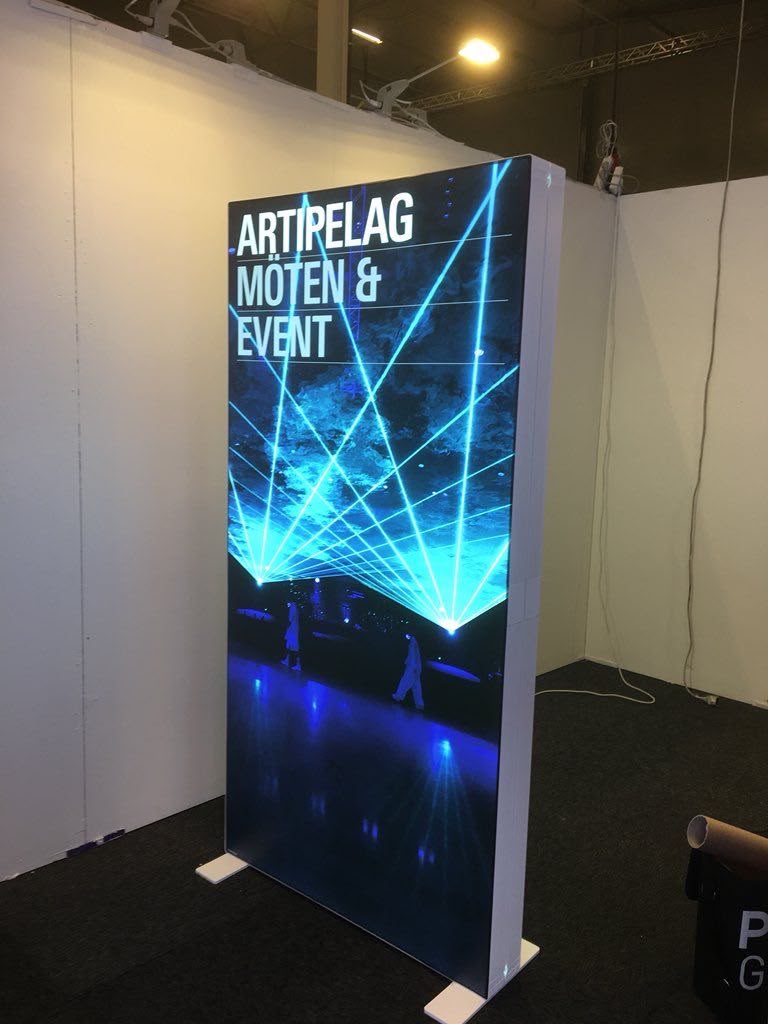FABRIC LIGHT BOX DOUBLE SIDED TOTEM